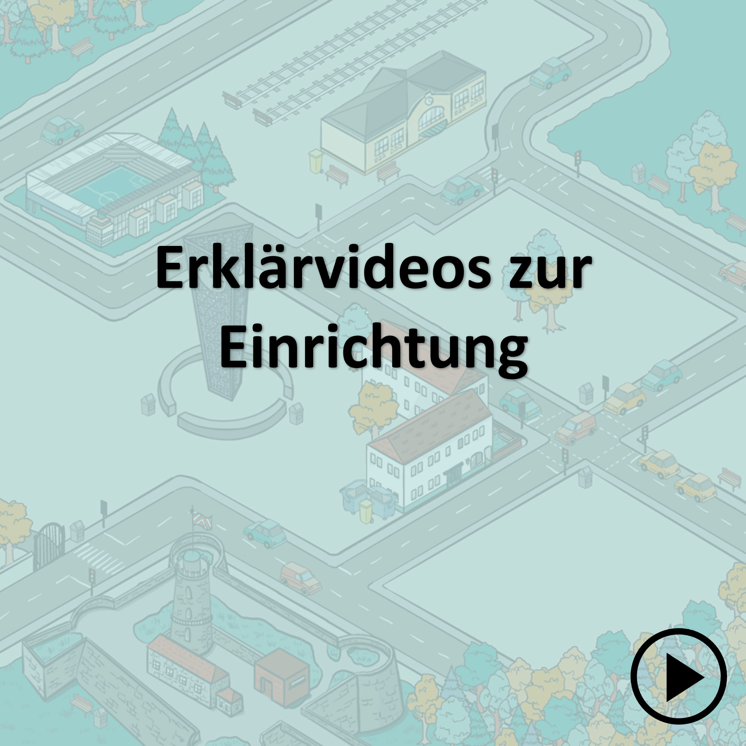 Öffnen Erklärvideos zur Einrichtung